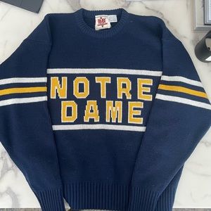 Vintage Notre Dame Sweater (perfect condition)
